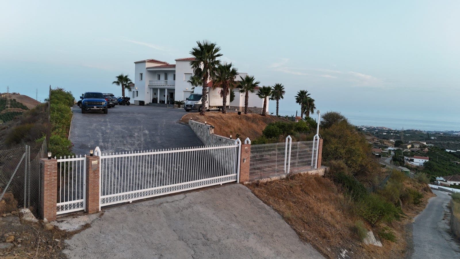 The villa exterior