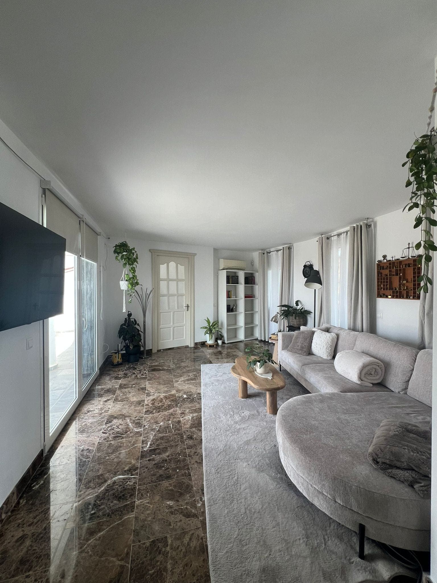 Upstairs living area