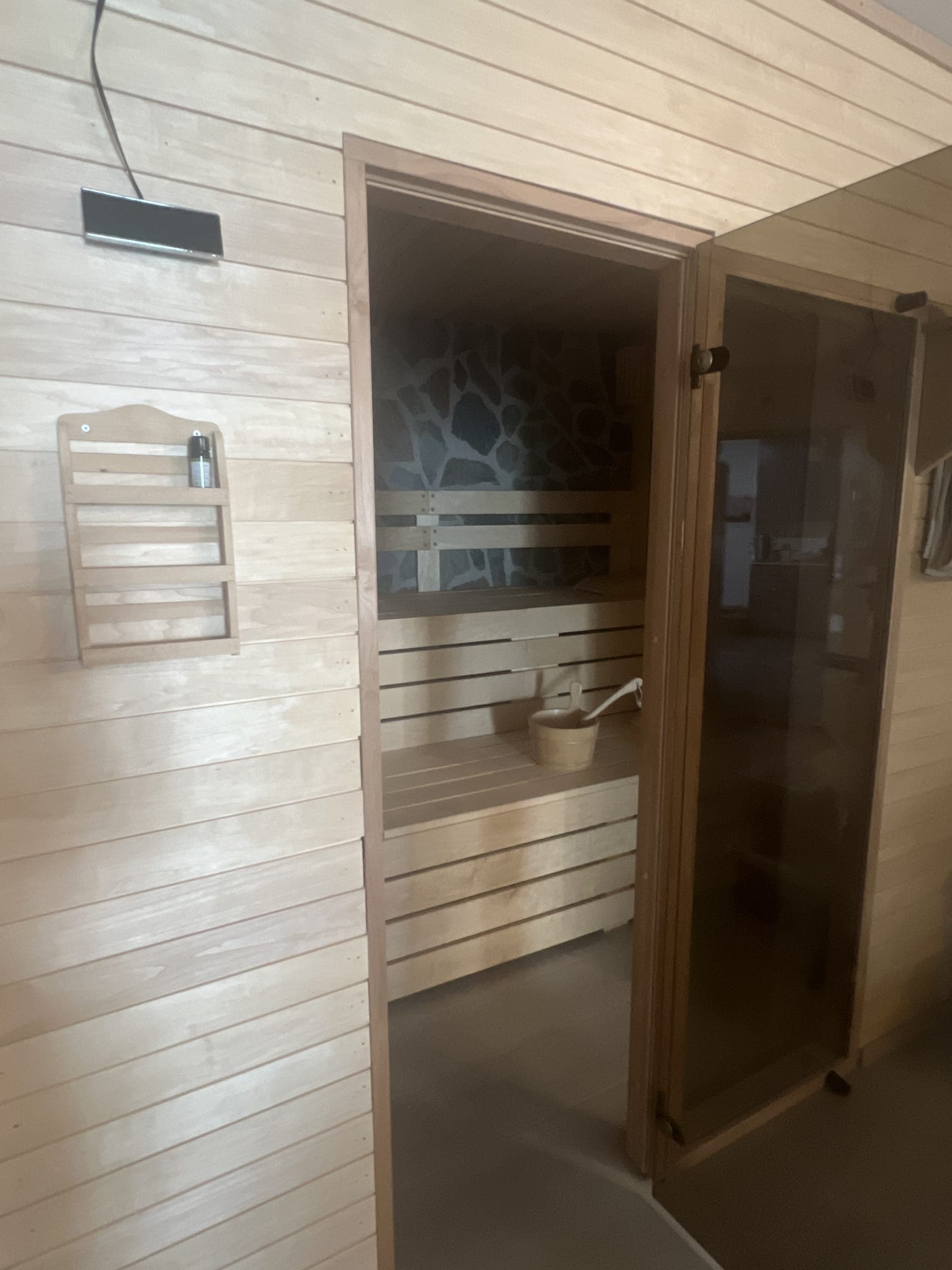 Ground floor sauna
