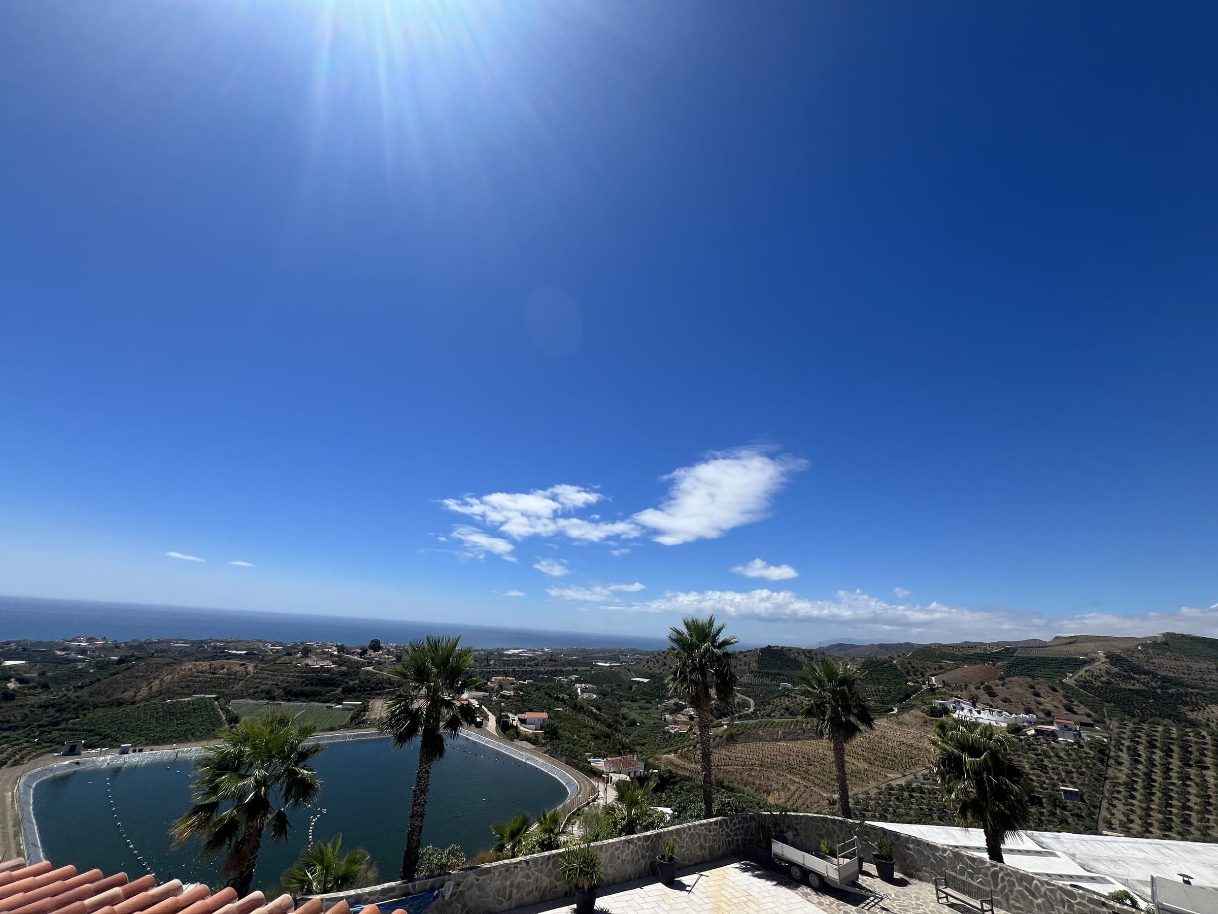 Panoramic coastal view